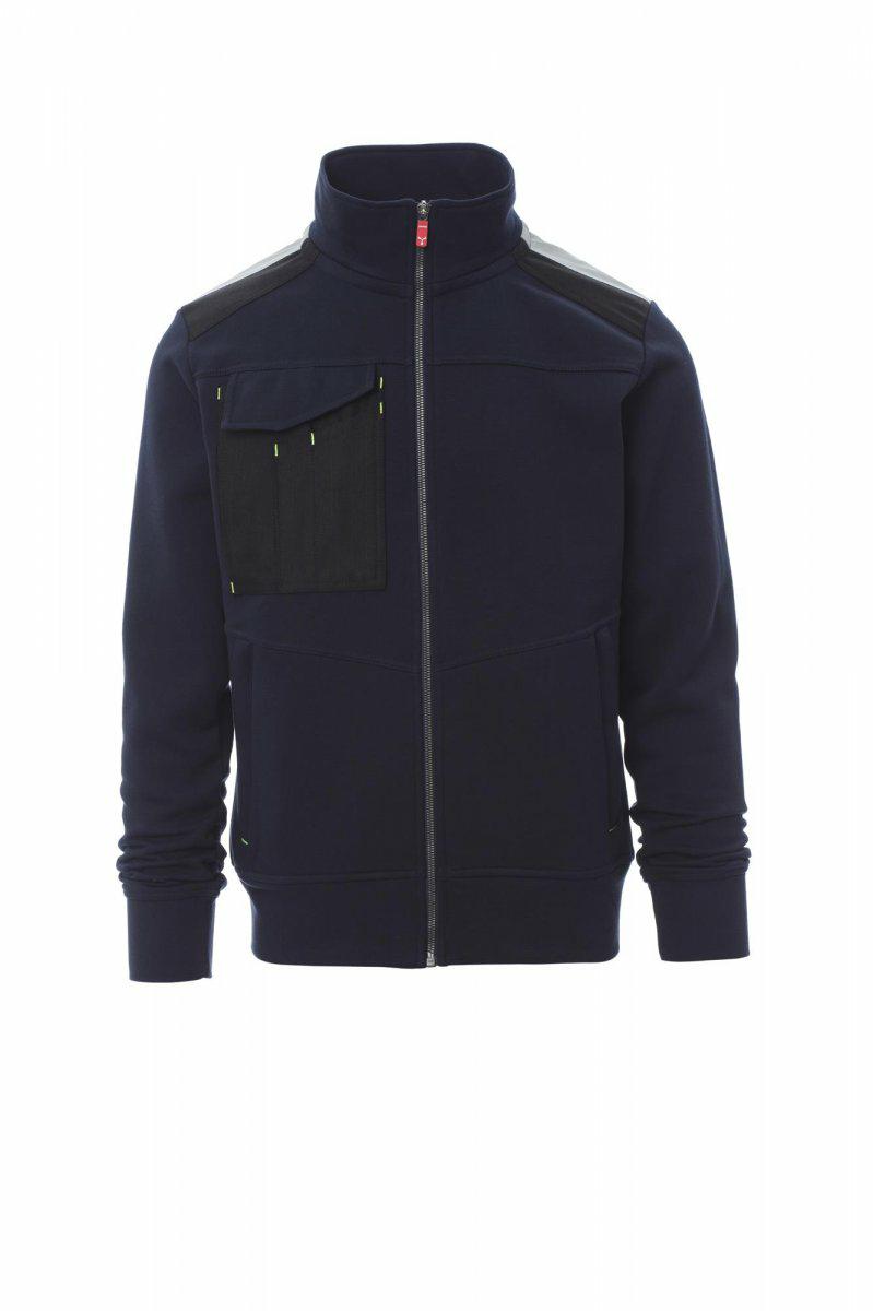 WORK 2.0 FELPA DA UOMO ZIP INTERA WORK PAYPER personalizzato con logo - Pubblienne