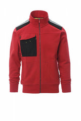 WORK 2.0 FELPA DA UOMO ZIP INTERA WORK PAYPER personalizzato con logo - Pubblienne