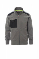 WORK 2.0 FELPA DA UOMO ZIP INTERA WORK PAYPER personalizzato con logo - Pubblienne