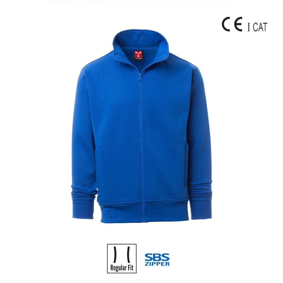 HOOVER FELPA DA UOMO ZIP INTERA 260GR PAYPER personalizzato con logo - Pubblienne