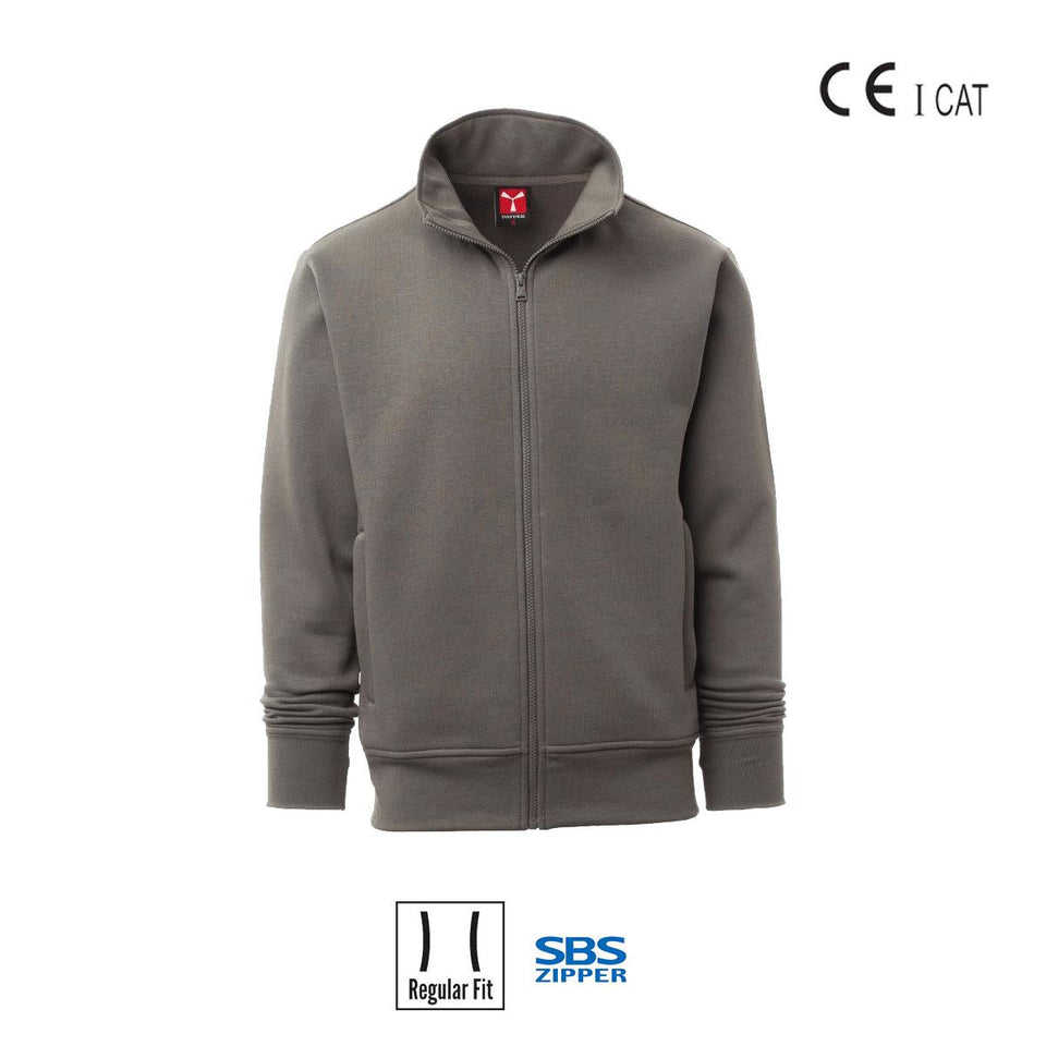 HOOVER FELPA DA UOMO ZIP INTERA 260GR PAYPER personalizzato con logo - Pubblienne