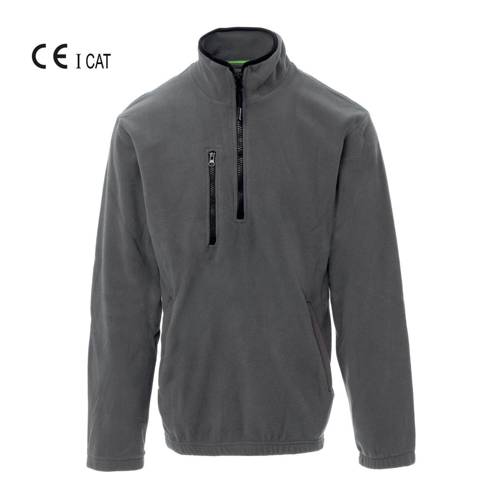 PIRENEI FELPA IN PILE MEZZA ZIP PAYPER 280 gr. personalizzato con logo - Pubblienne