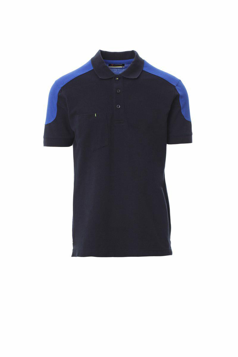 COMPANY POLO BICOLORE COTONE/POLIESTERE PAYPER personalizzato con logo - Pubblienne