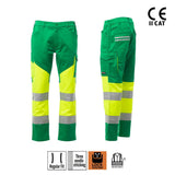 WORKING PANTALONE ALTA VISIBILITÀ UNISEX PAYPER personalizzato con logo - Pubblienne