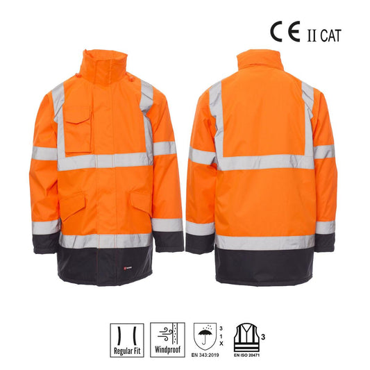 YARD PARKA FISSO ALTA VISIBILITÀ PAYPER personalizzato con logo - Pubblienne