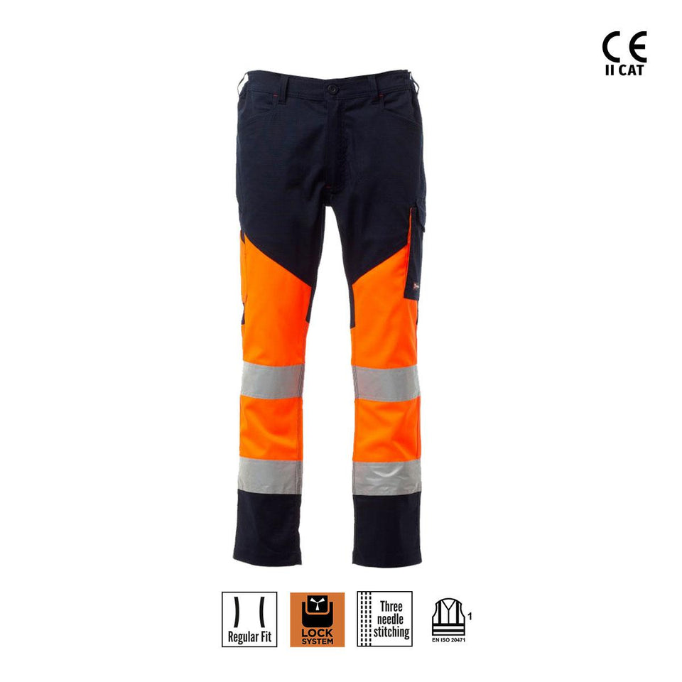 WORKING SUMMER PANTALONE ALTA VISIBILITA' PAYPER personalizzato con logo - Pubblienne