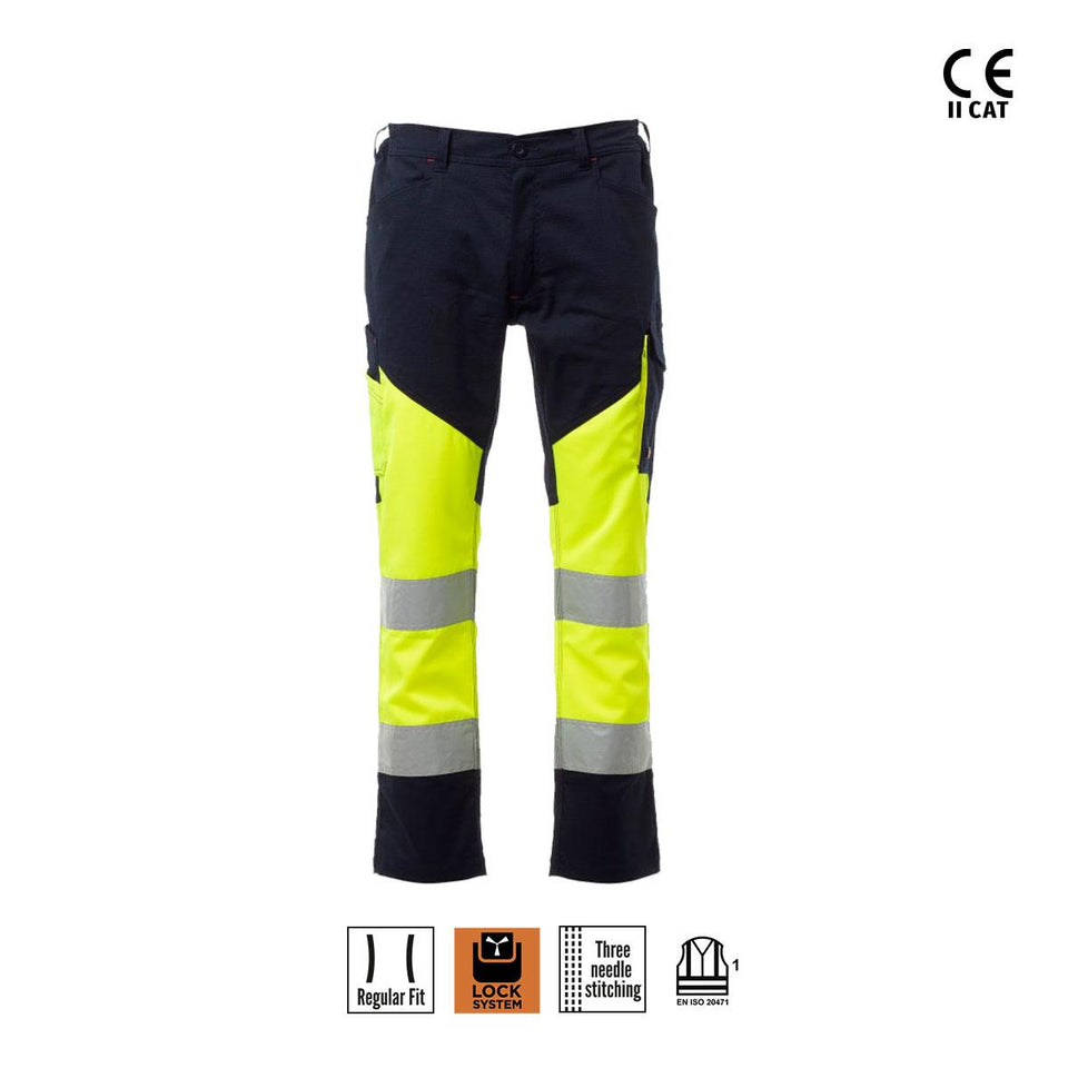 WORKING SUMMER PANTALONE ALTA VISIBILITA' PAYPER personalizzato con logo - Pubblienne