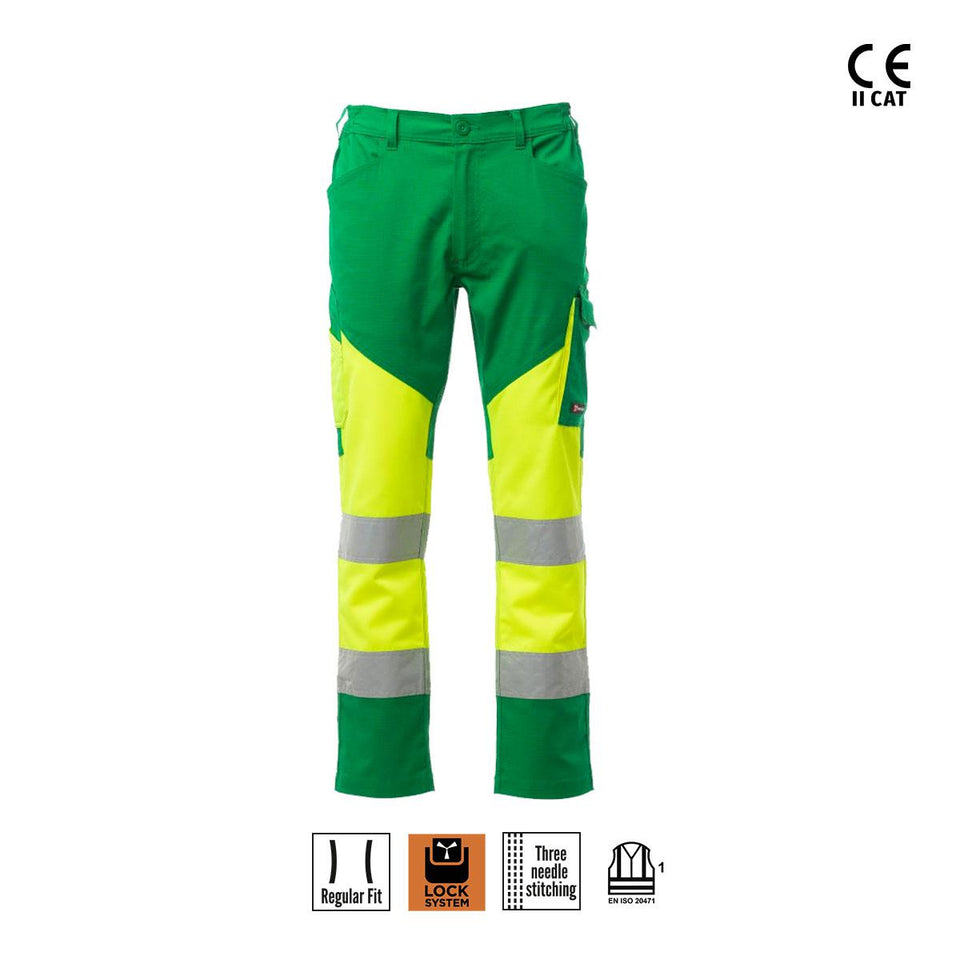 WORKING SUMMER PANTALONE ALTA VISIBILITA' PAYPER personalizzato con logo - Pubblienne