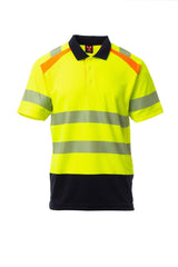 LANE POLO M/C BICOLORE ALTA VISIBILITÀ PAYPER personalizzato con logo - Pubblienne