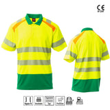 LANE POLO M/C BICOLORE ALTA VISIBILITÀ PAYPER personalizzato con logo - Pubblienne