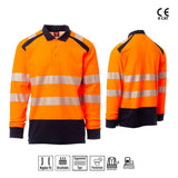 ROAD WINTER POLO M/L ALTA VISIBILITÀ PAYPER personalizzato con logo - Pubblienne