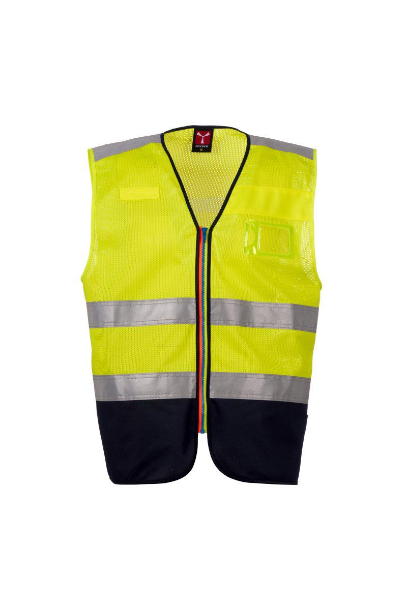 ACK MESH GILET SFODERATO IN ALTA VISIBILITÀ PAYPER personalizzato con logo - Pubblienne