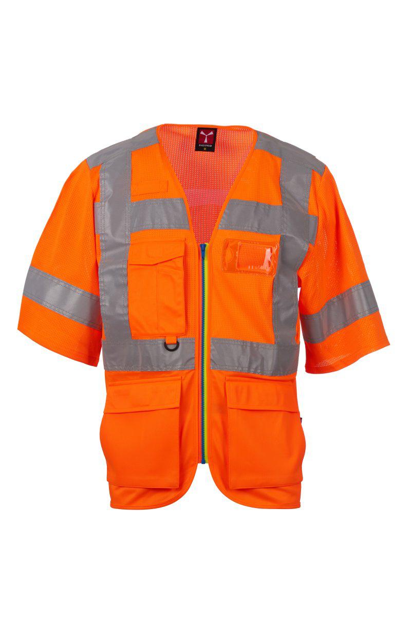 EXO MESH GILET SFODERATO ALTA VISIBILITÀ PAYPER personalizzato con logo - Pubblienne