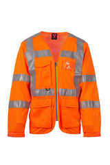 LONG EXO MESH GILETSFODERATO ALTA VISIBILITÀ M/L PAYPER personalizzato con logo - Pubblienne