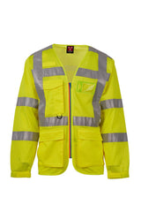 LONG EXO MESH GILETSFODERATO ALTA VISIBILITÀ M/L PAYPER personalizzato con logo - Pubblienne