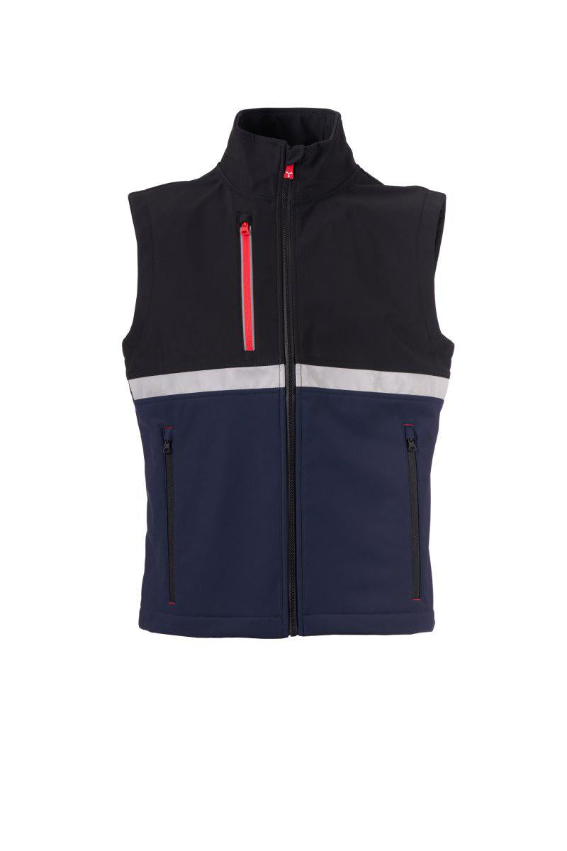 WISE VEST GILET SOFTSHELL 3 STRATI PAYPER personalizzato con logo - Pubblienne