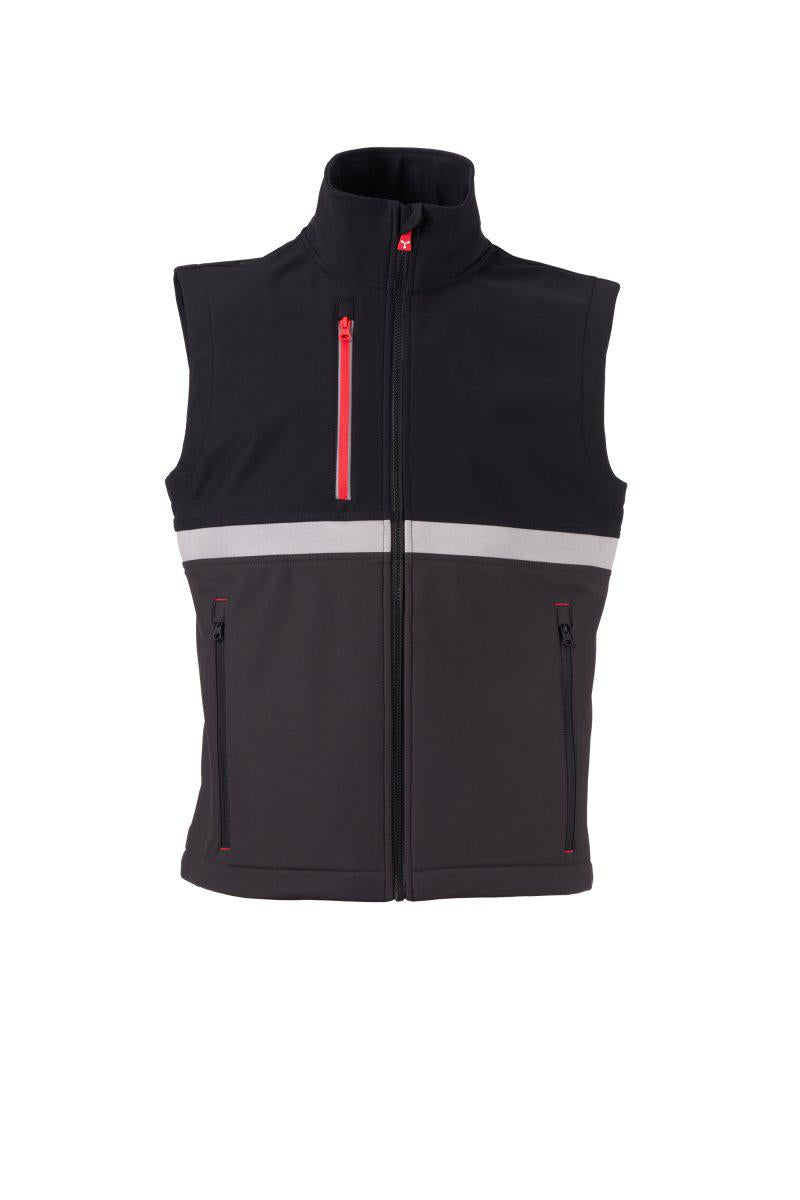 WISE VEST GILET SOFTSHELL 3 STRATI PAYPER personalizzato con logo - Pubblienne