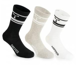 MICHAEL CALZINO A META' POLPACCIO PAYPER NERO/GRIGIO MEL/BIA personalizzato con logo - Pubblienne