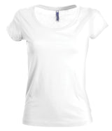 BACKFIRE T-SHIRT DONNA AMPIO GIROCOLLO PAYPER personalizzato con logo - Pubblienne