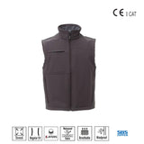 BERING GILET ERGONOMICO CON ZIP INTER PAYPER personalizzato con logo - Pubblienne