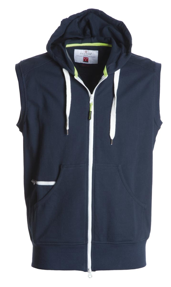 BOXER+ GILET DI FELPA CON CAPPUCCIO PAYPER personalizzato con logo - Pubblienne