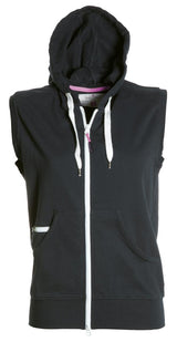 BOXER+ LADY GILET DI FELPA CON CAPPUCCIO PAYPER personalizzato con logo - Pubblienne