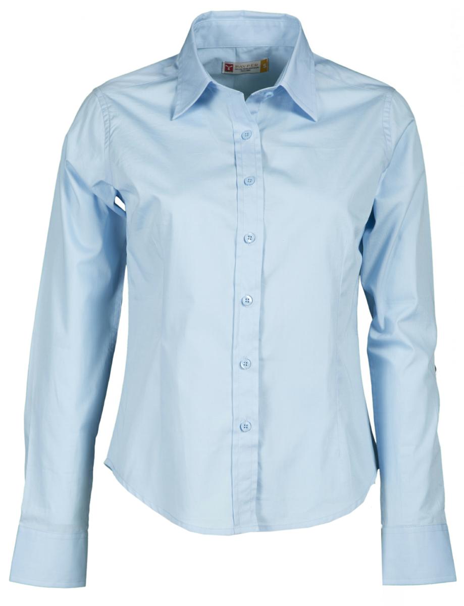 BRIGHTON LADY CAMICIA DONNA MANICA LUNGA PAYPER personalizzato con logo - Pubblienne