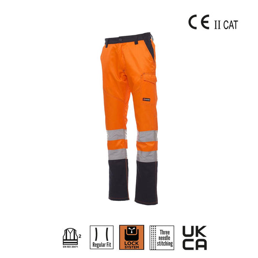 CHARTER POLAR PANTALONE BICOLORE ALTA VISIBILITÀ PAYPER personalizzato con logo - Pubblienne