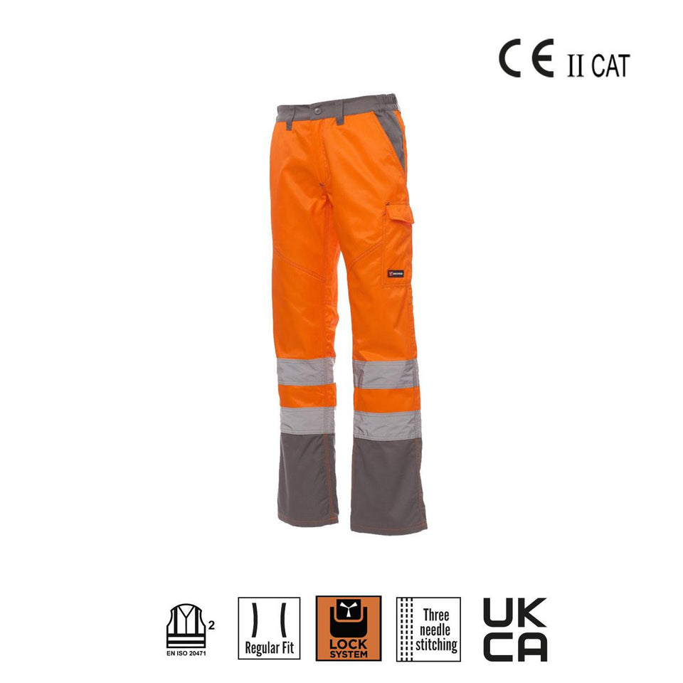 CHARTER POLAR PANTALONE BICOLORE ALTA VISIBILITÀ PAYPER personalizzato con logo - Pubblienne