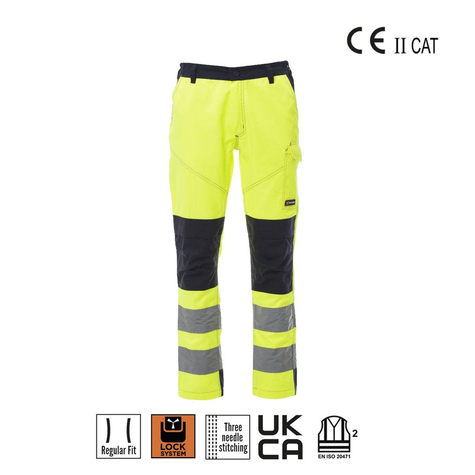 CHARTER TECH PANTALONE ALTA VISIBILITÀ PAYPER personalizzato con logo - Pubblienne