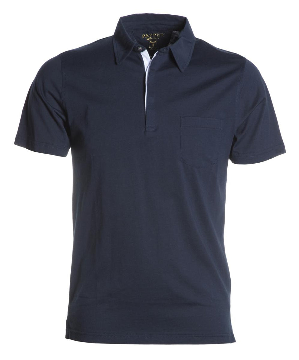 CHIC POLO JERSEY COLLO CAMICIA C/BOTTONI PAYPER personalizzato con logo - Pubblienne