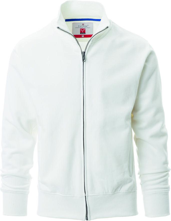 CLASS+ FELPA FULL ZIP CON RIB AI FIANCHI PAYPER personalizzato con logo - Pubblienne