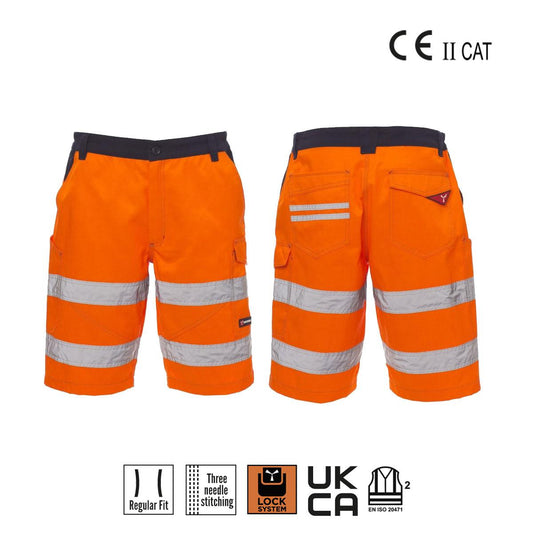 CRAFT BERMUDA UOMO ALTA VISIBILITA'PAYPER personalizzato con logo - Pubblienne