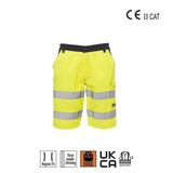 CRAFT BERMUDA UOMO ALTA VISIBILITA'PAYPER personalizzato con logo - Pubblienne