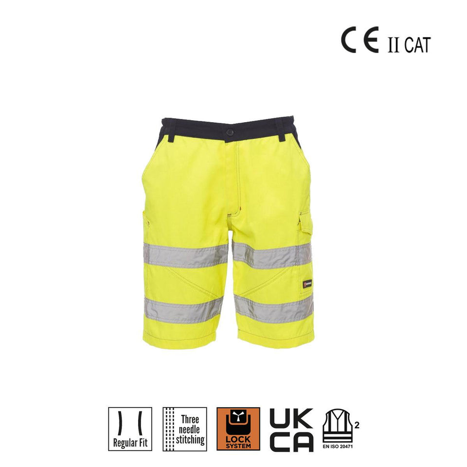 CRAFT BERMUDA UOMO ALTA VISIBILITA'PAYPER personalizzato con logo - Pubblienne