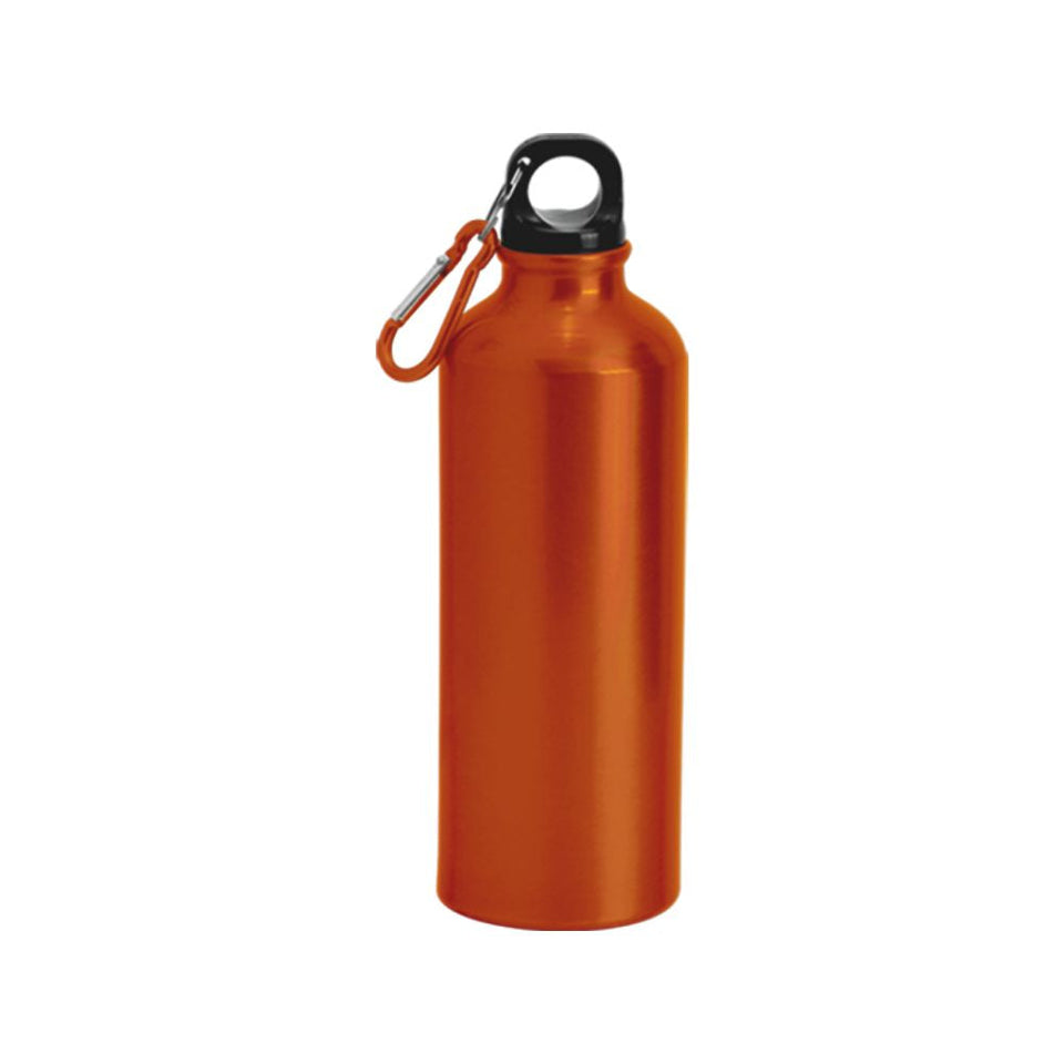 8087AST Sidex 500 - Borraccia In Alluminio Con Moschettone. Conf. in Astuccio personalizzato con logo - Pubblienne