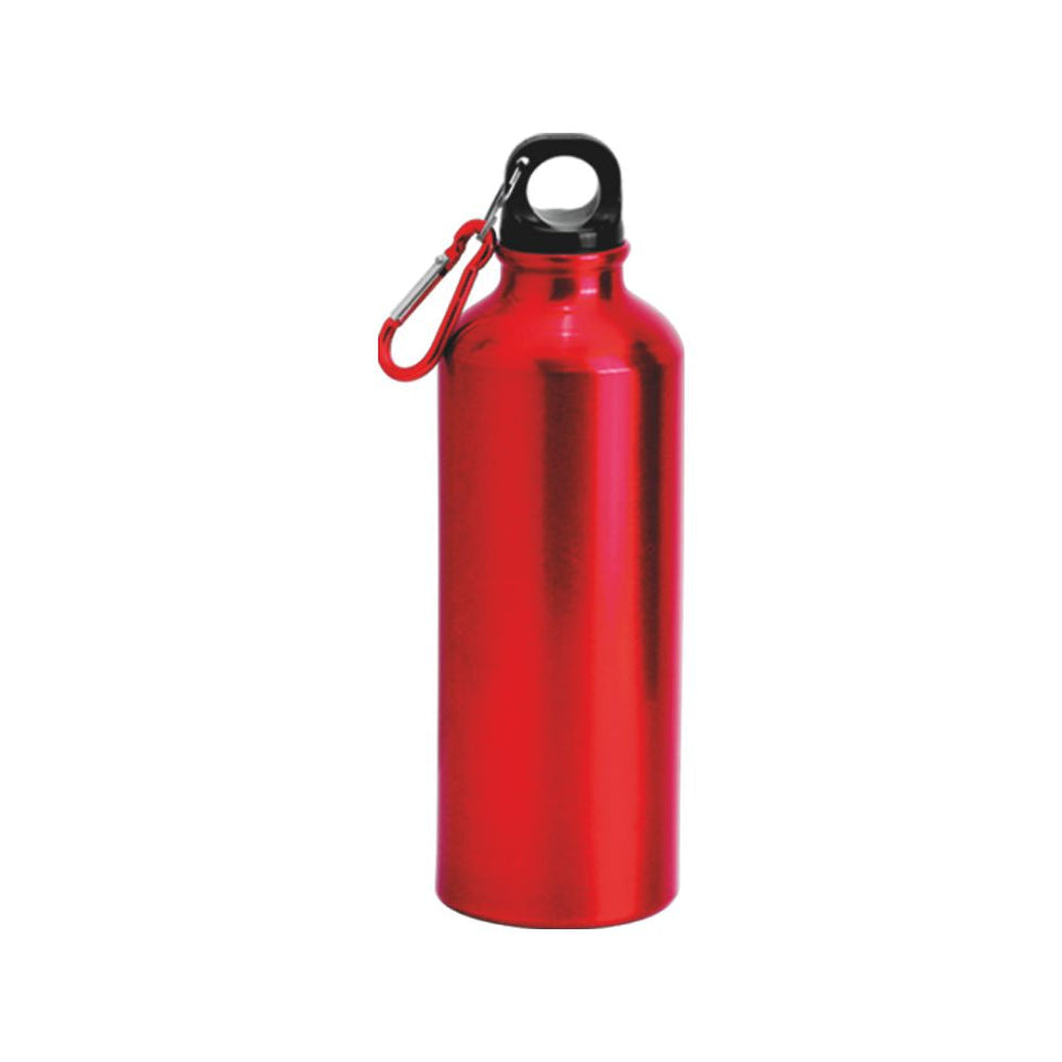 8087AST Sidex 500 - Borraccia In Alluminio Con Moschettone. Conf. in Astuccio personalizzato con logo - Pubblienne