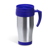 8431 Arian – Tazza In Acciaio Con Manico In Pp 450ml personalizzato con logo - Pubblienne