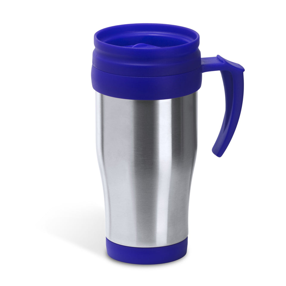 8431 Arian – Tazza In Acciaio Con Manico In Pp 450ml personalizzato con logo - Pubblienne