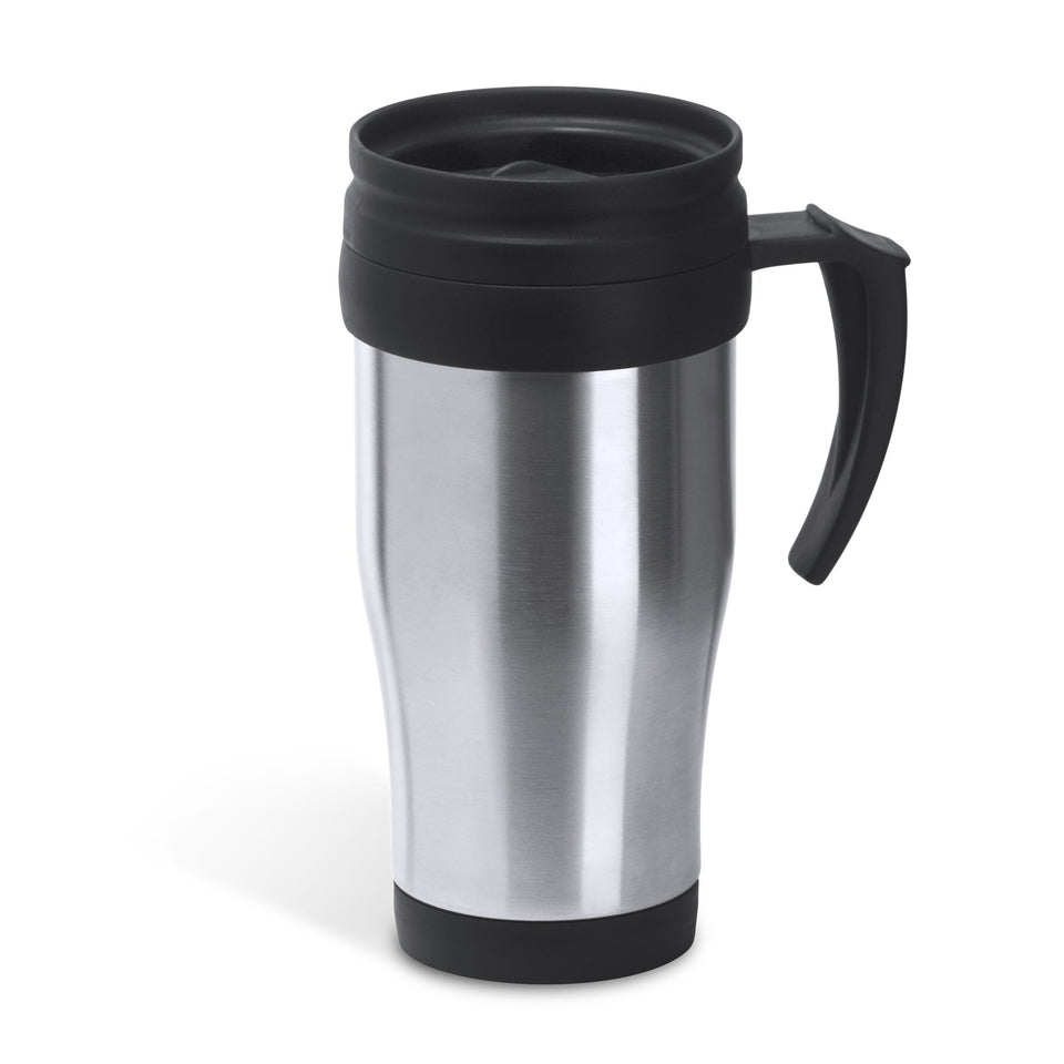 8431 Arian – Tazza In Acciaio Con Manico In Pp 450ml personalizzato con logo - Pubblienne