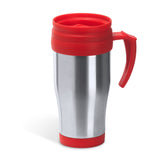 8431 Arian – Tazza In Acciaio Con Manico In Pp 450ml personalizzato con logo - Pubblienne