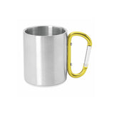 8432 Oslon – Tazza In Acciaio Doppia Parete Con Moschettone personalizzato con logo - Pubblienne