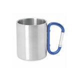 8432 Oslon – Tazza In Acciaio Doppia Parete Con Moschettone personalizzato con logo - Pubblienne