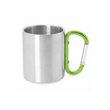 8432 Oslon – Tazza In Acciaio Doppia Parete Con Moschettone personalizzato con logo - Pubblienne