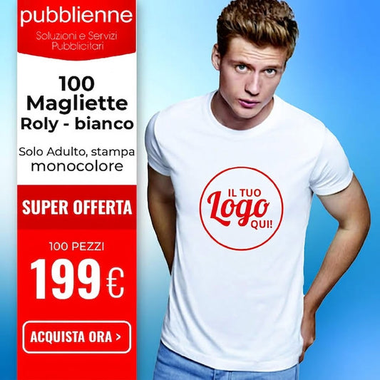 100 Magliette bianche 199,00€