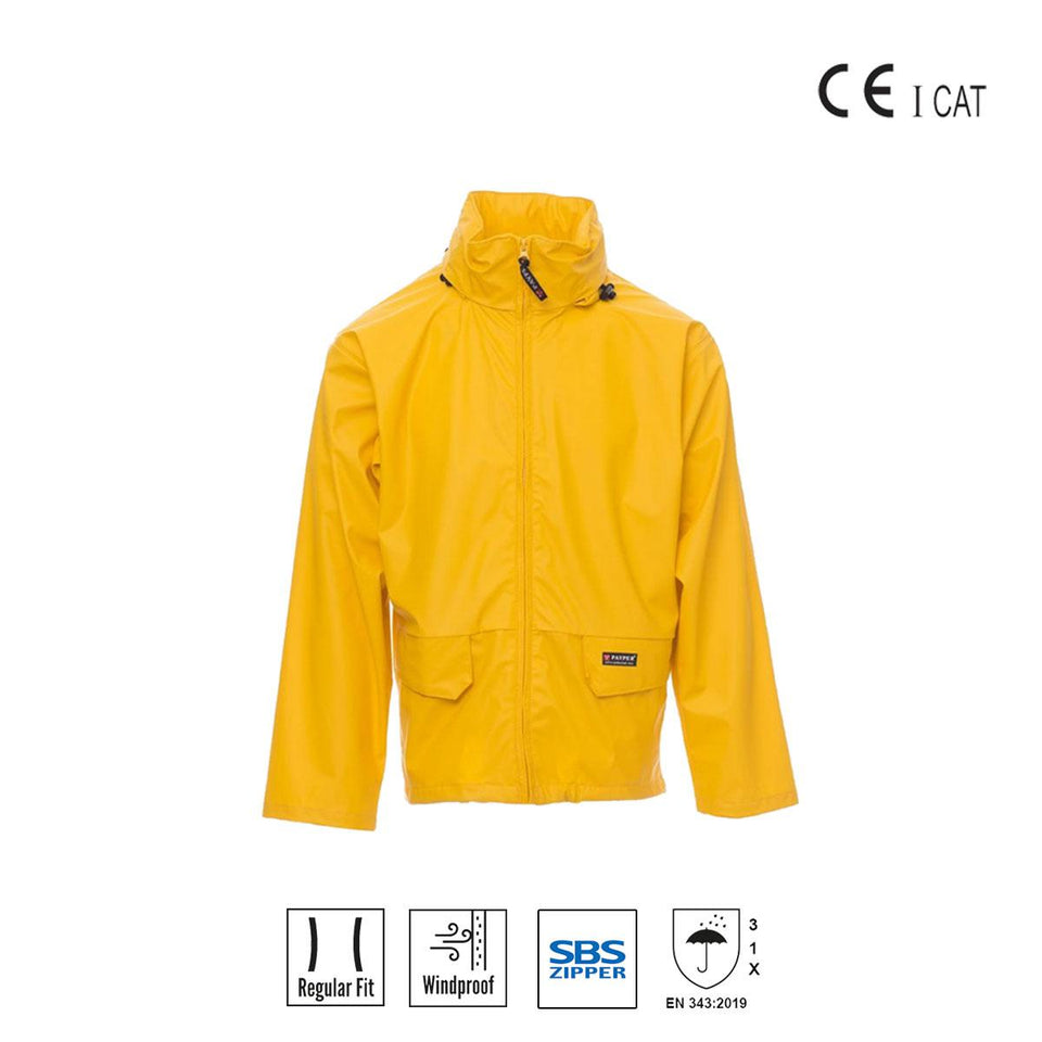 DRY-JACKET Giacca antipioggia in poliuretano Payper personalizzato con logo - Pubblienne