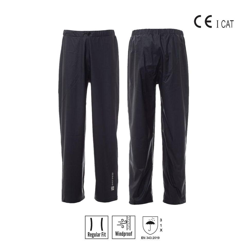 DRY-PANTS pantalonelone antipioggia in poliuretano PAYPER personalizzato con logo - Pubblienne