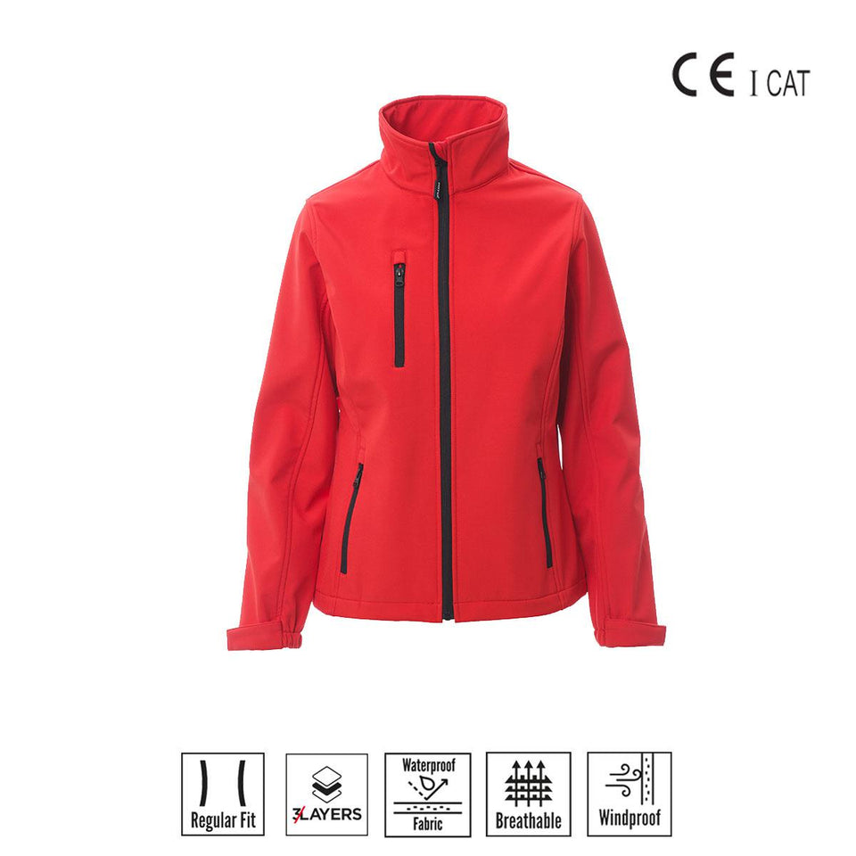 DUBLIN LADY GIACCA ERGONOMICA SOFT SHELL PAYPER personalizzato con logo - Pubblienne