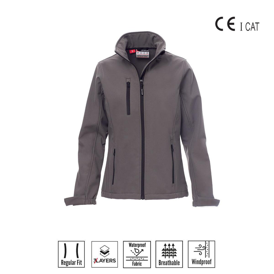 DUBLIN LADY GIACCA ERGONOMICA SOFT SHELL PAYPER personalizzato con logo - Pubblienne