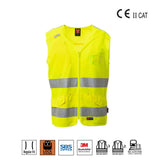 EXPERT GILET ALTA VISIBILITA' CON BANDE PAYPER personalizzato con logo - Pubblienne